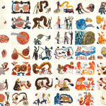 Nalini Malani, Hieroglyphs II (Stories retold series), 2007