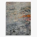 Oil painting by Nils Verkaeren titled The Scar of Passage, 2025, from the Tidal Flux series.