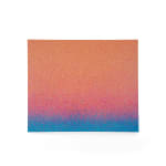 Pointillist painting ‘CS030, 2024’ by Cyrielle Gulacsy, featuring a gradient of blue to red dots on a canvas, exploring chromatic shifts in light.