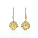 Flora Bhattachary, Lotus Gold Garnet Necklace
