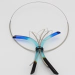 Marlene McKibbin, Edge Dyed Cuff Bangle (Tangerine), 2021