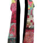 Neil Bottle, Yatra Silk & Velvet Scarf (Gulabi Pink), 2024
