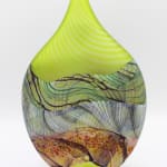 Thomas Petit, Stormy Skies - Large Flattened Flask, 2024