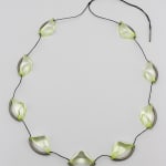 Marlene McKibbin, Circle Top Earrings - Lime, 2023