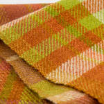 Caroline Richards, British Wool Scarf – Orange & Green, 2020, 2020