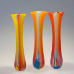 Ruth Shelley, Dancing Lady Vessel - Yellow With Blue Base, 2019