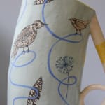 Laurance Simon, Birds on a Wire Jug, 2025