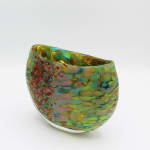 Peter Layton, Medium Reversed Kline Etched Circular Vase, 2022