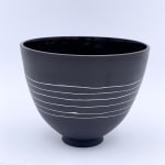 Ania Perkowska, Black Porcelain Vase, 2024