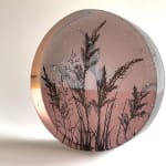 Helen Slater Stokes, Wild Grasses - Sepia-Light Sky Blue, 2022