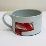 Adam Frew, Coffee Cup with Red Trim, 2023