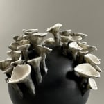 Delfina Emmanuel, Black Mushroom Moon Jar, 2024