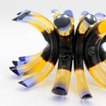 Marlene McKibbin, Edge Dyed Cuff Bangle (Tangerine), 2021