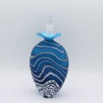 Peter Layton, Medium Reversed Kline Etched Circular Vase, 2022
