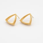 Sheng Zhang, ‘Curved Curves’ Framed Rhombus Earrings, 2023