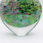 Peter Layton, Medium Reversed Kline Etched Circular Vase, 2022