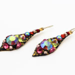Annie Sherburne, Drop Earrings - Red/Blue, 2024