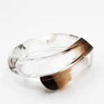 Marlene McKibbin, Edge Dyed Cuff Bangle (Tangerine), 2021