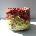 Aneta Regel, Green Red Raining Stone Vessel Small, 2025