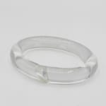 Marlene McKibbin, Refracting Acrylic Bangle - Clear, 2025