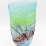 Thomas Petit, Stormy Skies - Large Flattened Flask, 2024