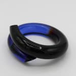 Marlene McKibbin, Edge Dyed Cuff Bangle (Tangerine), 2021