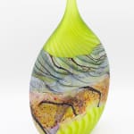 Thomas Petit, Stormy Skies - Large Flattened Flask, 2024