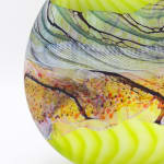 Thomas Petit, Stormy Skies - Large Flattened Flask, 2024