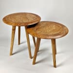 Laurent Peacock, Pair of Halo Tables, 2024