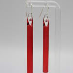 Marlene McKibbin, Edge Dyed Cuff Bangle (Tangerine), 2021