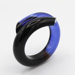 Marlene McKibbin, Edge Dyed Cuff Bangle (Tangerine), 2021