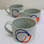 Adam Frew, Coffee Cup with Red Trim, 2023
