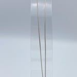 Angela Thwaites, Glass & Silver Leaf Pendant on Silver Chain, 2023
