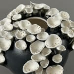 Delfina Emmanuel, Black Mushroom Moon Jar, 2024