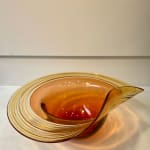 Stewart Hearn, Lotus Bowl - Peach with Gold Rim, 2023