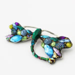 Annie Sherburne, Drop Earrings - Red/Blue, 2024