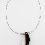 Marlene McKibbin, Large Double Slice Pendant - Orange & Blush, 2025