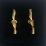 Jacqueline Mina (OBE), Earrings Strip Twist, 2020