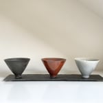 Robyn Hardyman, Group of Three Cylinder Vases, 2023