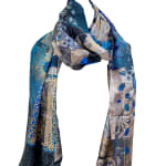 Neil Bottle, Yatra Silk & Velvet Scarf (Gulabi Pink), 2024