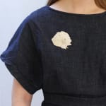 Kelvin J Birk, Distressed Disc Brooch, 2025
