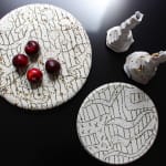 Gilles Le Corre, Large Etched Platter, 2024