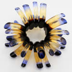 Marlene McKibbin, Edge Dyed Cuff Bangle (Tangerine), 2021