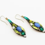 Annie Sherburne, Drop Earrings - Red/Blue, 2024