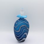 Peter Layton, Medium Reversed Kline Etched Circular Vase, 2022
