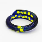 Marlene McKibbin, Circle Top Earrings - Lime, 2023