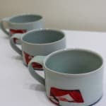 Adam Frew, Coffee Cup with Red Trim, 2023