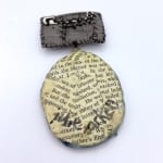 Julie Arkell, Wood & Smoke Brooch, 2025