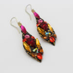 Annie Sherburne, Drop Earrings - Red/Blue, 2024