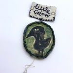Julie Arkell, Wood & Smoke Brooch, 2025
